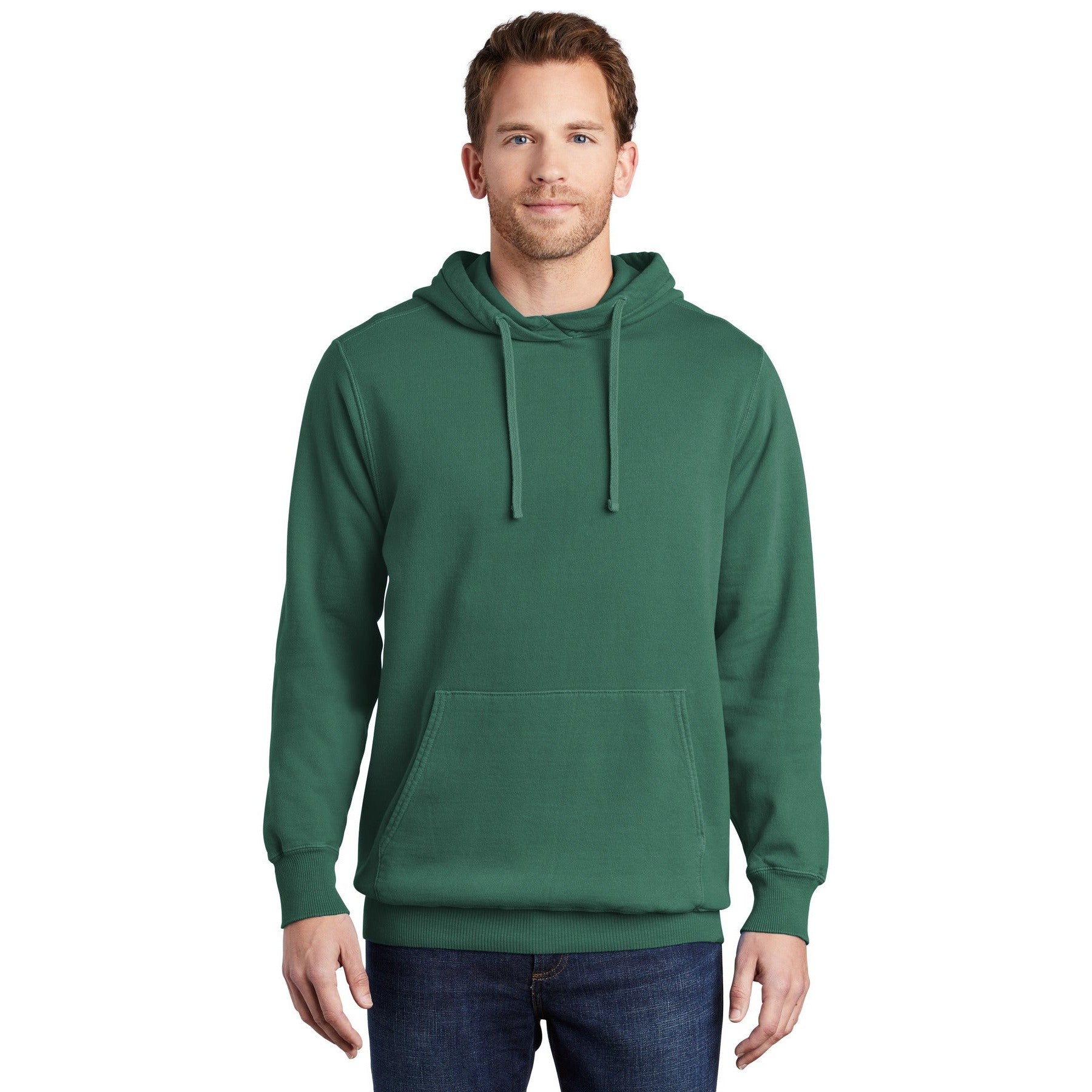Port & Company-Port & Company® Beach Wash® Garment-Dyed Pullover Hooded Sweatshirt. PC098H-MedTech-9